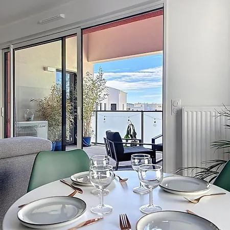 شقة T3 Avec Loggia, Clim Et Parking - Proche Montpellier
