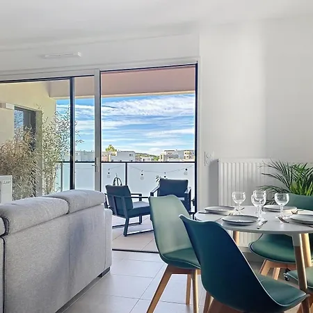 T3 Avec Loggia, Clim Et Parking - Proche Montpellier شقة *