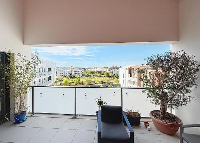 T3 Avec Loggia, Clim Et Parking - Proche Montpellier Διαμέρισμα *